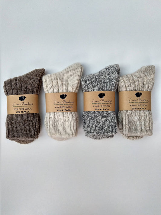 Maria 65% wool / 35% alpaca (adults socks)