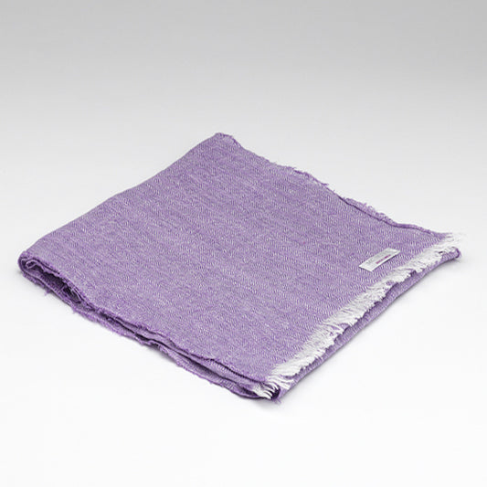 Irish Linen Scarf Lilac