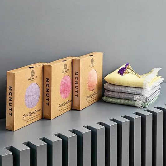 Irish Linen Scarf Lilac