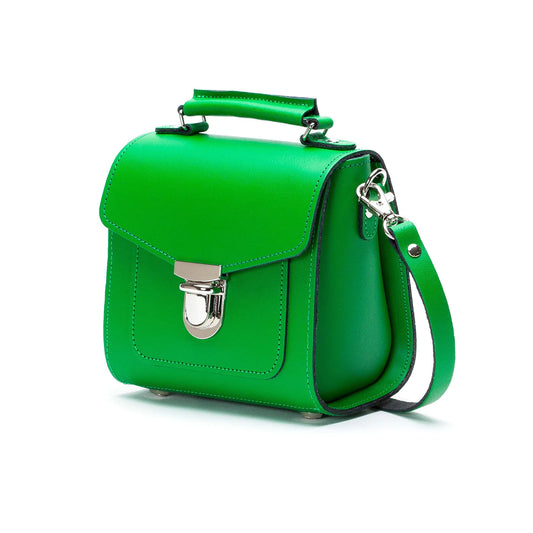 Leather Sugarcube Plus Handbag - Green