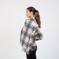 100% Lambswool Stole White Scotty Thompson Tartan