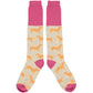 Ladies Lambswool Knee High Socks with Sausage Dogs