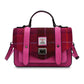 The Medium Satchel: Fuchsia Tartan