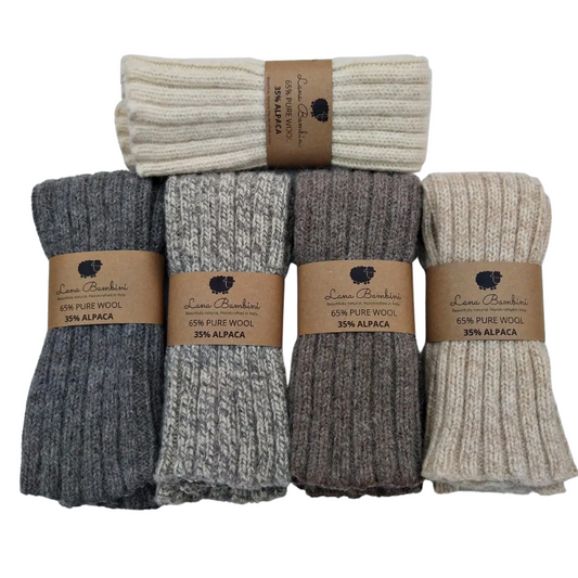 Leg warmers - 65% wool / 35% alpaca