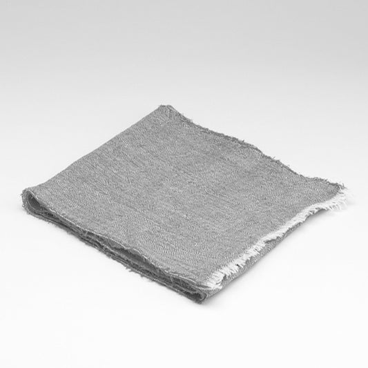 100% Irish Linen Scarf Grey